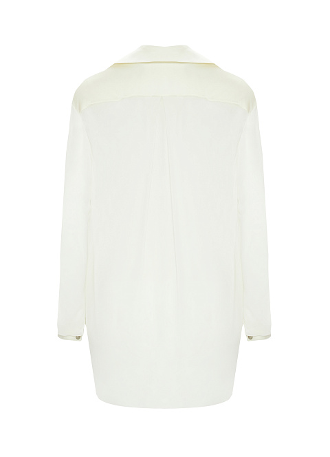 Молочная шифоновая блузка, 2