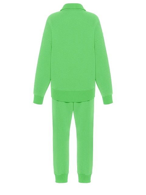 Салатовый спортивный костюм с толстовкой на молнии, 2