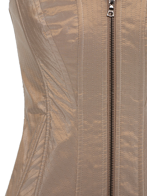 Светло-бежевый корсет из тафты, 3