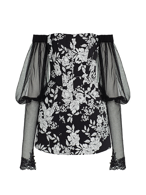 Черное платье-мини, 1