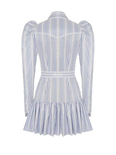 Платье-мини в полоску, 2