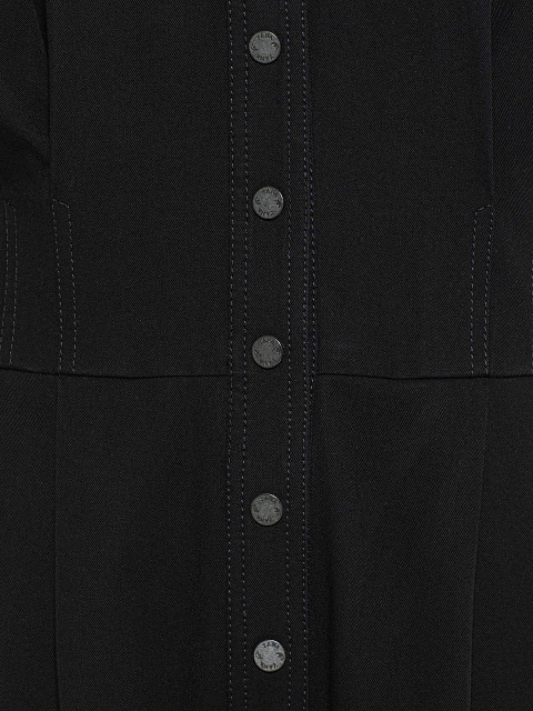 Черный комбинезон из денима, 3