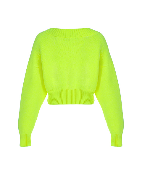 Укороченный неоновый свитер со снежинкой, 2 Укороченный неоновый свитер со снежинкой, 2