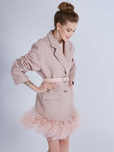 Розовый ремень с серебристой пряжкой, 3