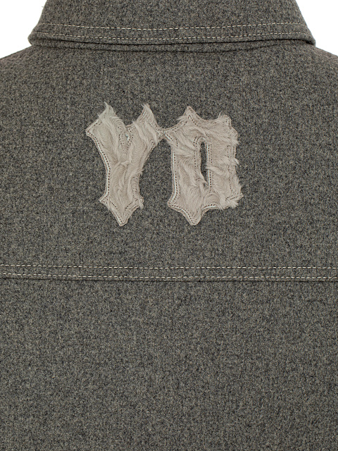 Серая куртка из шерсти с подкладом из меха свакара, 5