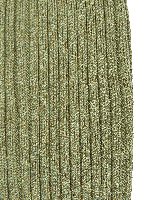 Зеленый комплект из шапки и митенок, 2