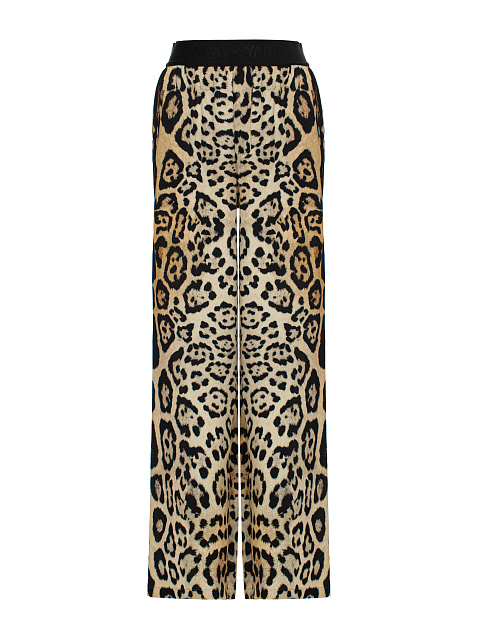 Бежевый домашний костюм с леопардовым принтом, 3 Бежевый домашний костюм с леопардовым принтом, 3