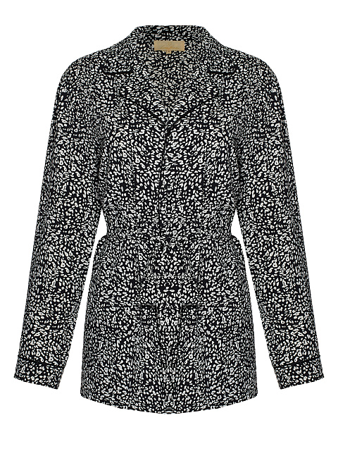 Черная пижама с леопардовым принтом, 3