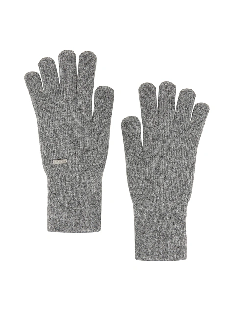 Серые шерстяные перчатки из ангоры, 1 Серые шерстяные перчатки из ангоры, 1