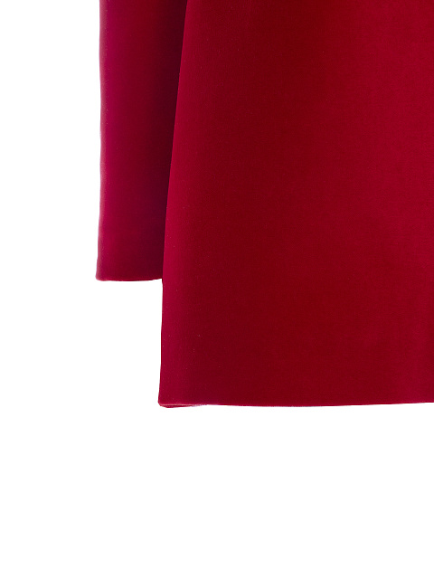 Платье из красного бархата с корсетом, 3