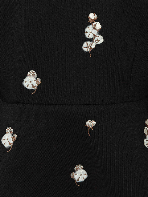 Черная толстовка с баской, 3