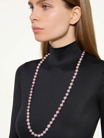 Колье из лавандового жемчуга, 2 Колье из лавандового жемчуга, 2