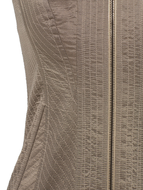 Бежевый корсет из тафты, 3