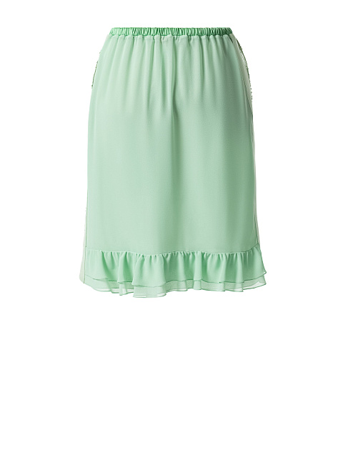 Зеленая юбка-миди, 2