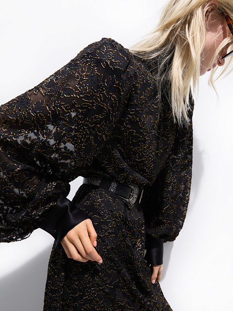 Платье-макси из шифона, 2