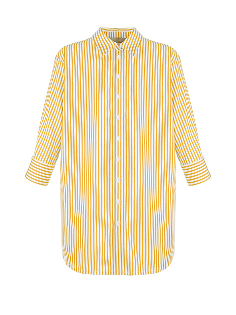 Желтый хлопковый сет из бра и рубашки, 3