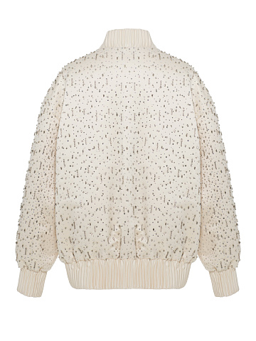 Молочный бомбер с кристаллами и стразами, 2