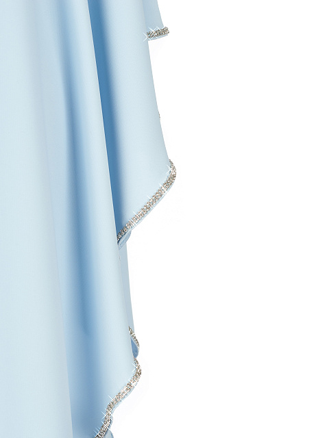 Голубое асимметричное платье-миди со стразами, 3 Голубое асимметричное платье-миди со стразами, 3