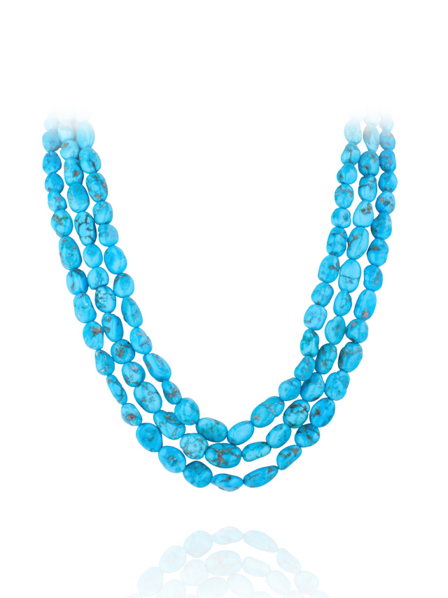 Колье из серебра с бирюзой, 1