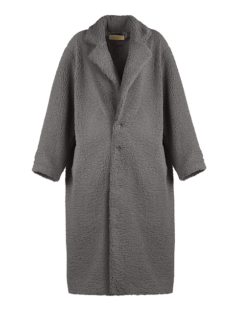 Серая шуба из эко-меха, 1