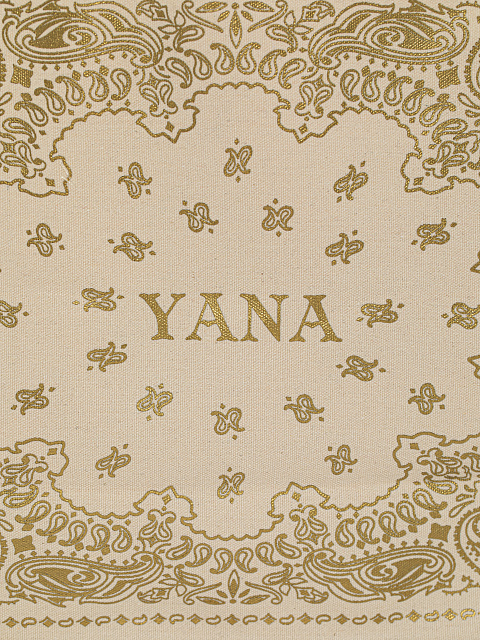 Сумка-шоппер из канваса с золотым узором пэйсли, 3