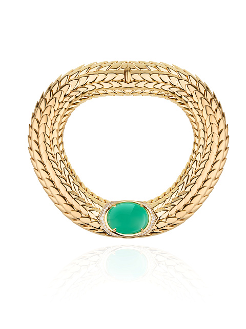 Колье с хризопразом, 3