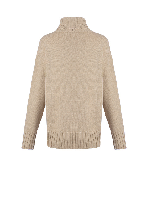 Кашемировый свитер бежевого цвета, 2