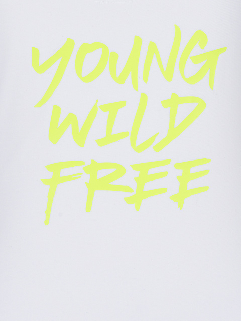 Белый слитный купальник с принтом, 3