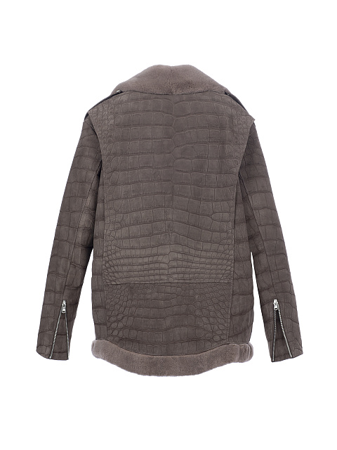 Косуха из крокодиловой кожи на норковом меху, 2