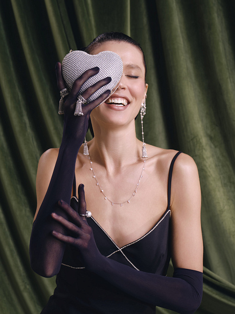 Черное платье-миди с белой юбкой-баллон, 8 Черное платье-миди с белой юбкой-баллон, 8