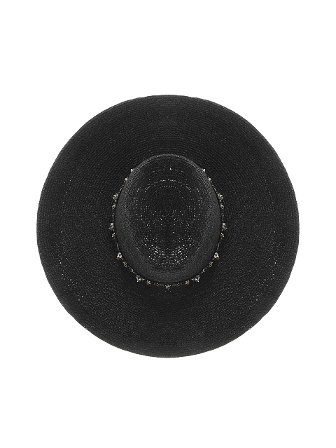 Соломенная шляпа с декоративной отделкой, 3