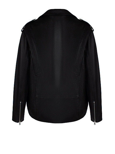 Черная косуха из кожи, 2