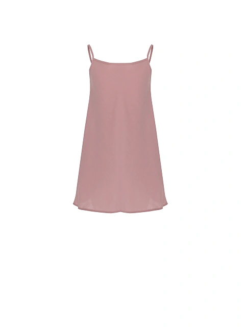 Пудровое детское платье из шифона с кружевным воротником, 3 Пудровое детское платье из шифона с кружевным воротником, 3