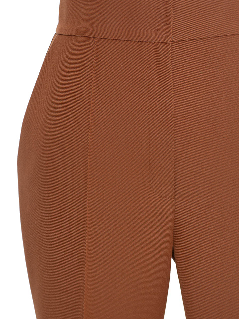 Коричневый костюм-тройка с брюками-клеш, 5 Коричневый костюм-тройка с брюками-клеш, 5