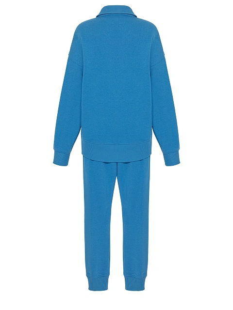Голубой спортивный костюм с толстовкой на молнии, 2 Голубой спортивный костюм с толстовкой на молнии, 2
