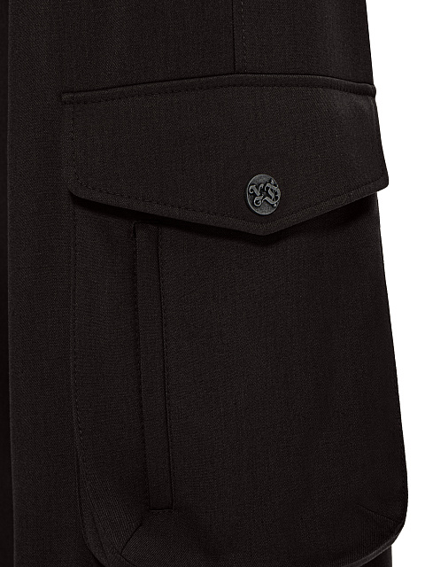 Коричневый костюм-двойка с брюками-карго, 6 Коричневый костюм-двойка с брюками-карго, 6