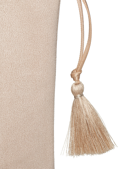 Бежевая сумка из крокодиловой кожи с лилией, 10