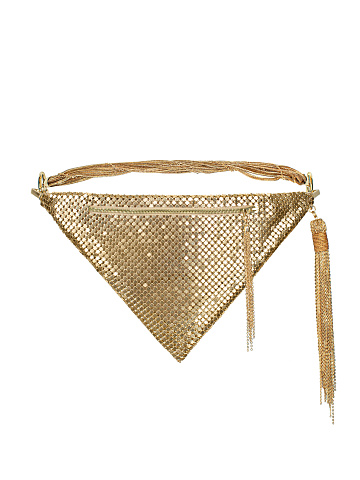 Золотистая сумка на пояс, 1