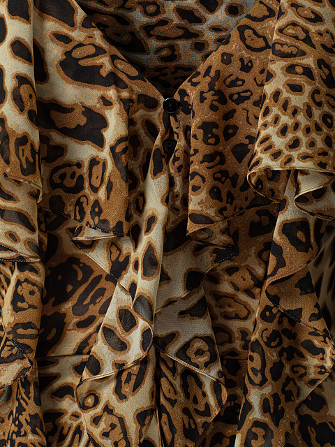 Топ из шифона с принтом, 6