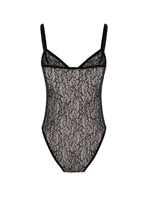 Черное боди из кружева со стразами, 2 Черное боди из кружева со стразами, 2