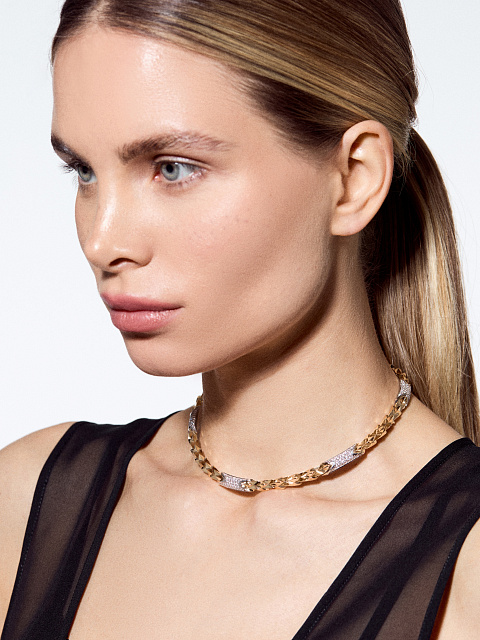 Колье «Dragon» из желтого золота с бриллиантами LG, 2