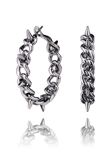 Хупсы из черненого золота, 1