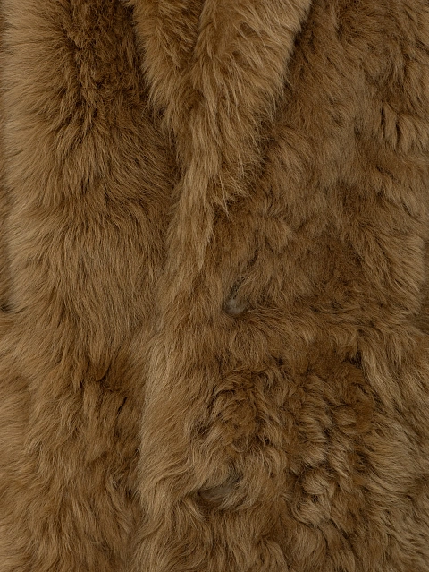 Коричневая укороченная шуба из овчины, 6 Коричневая укороченная шуба из овчины, 6