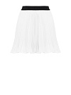 Белая плиссированная юбка-мини Белая плиссированная юбка-мини