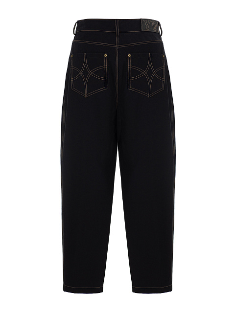 Черные джинсы на высокой талии, 2