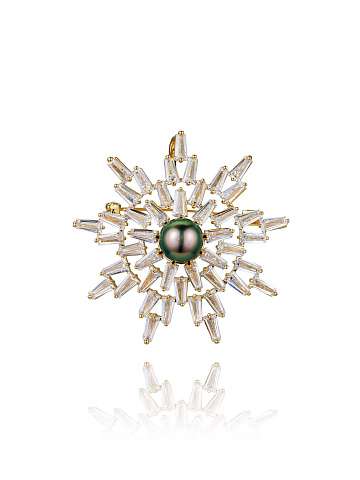 Брошь из желтого золота, 1