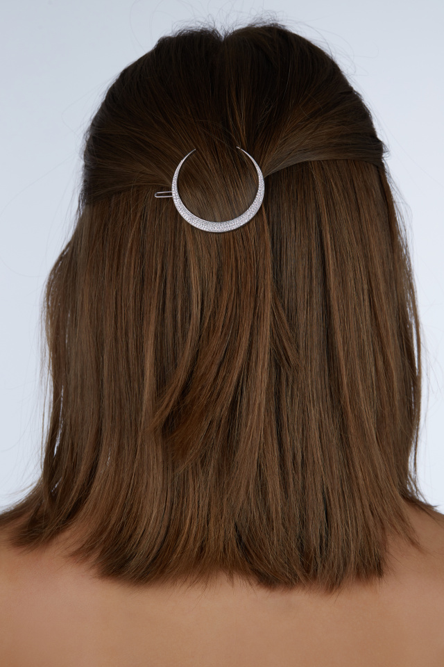 Серебряная заколка для волос - купить заколку для волос из серебра в Москвев интернет-магазине Yana