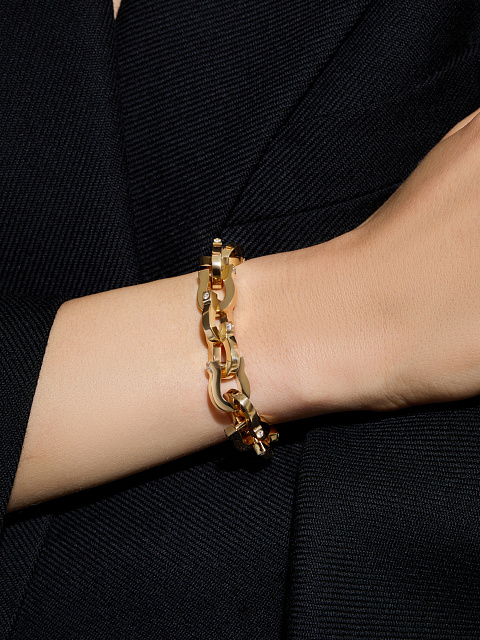 Браслет-цепь из желтого золота, 2 Браслет-цепь из желтого золота, 2