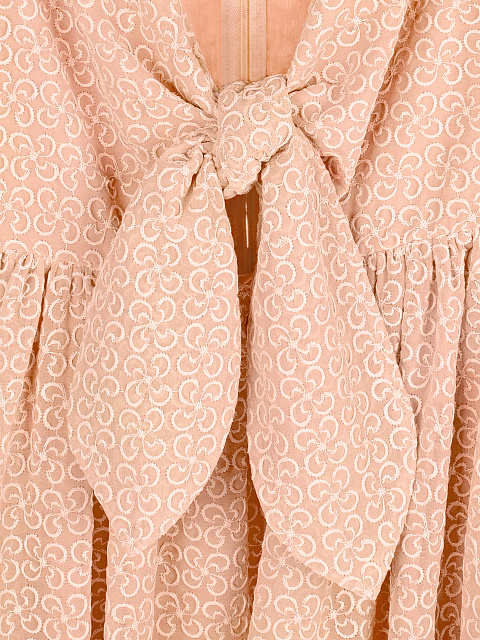 Розовое хлопковое платье-мини, 4 Розовое хлопковое платье-мини, 4