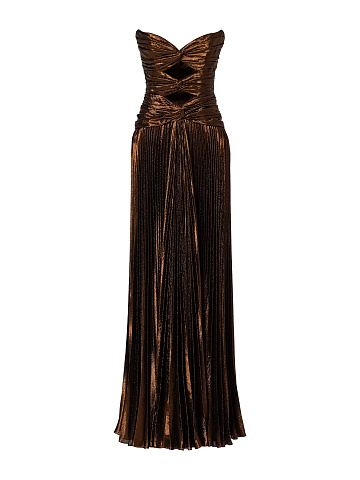 Платье-макси из шелка, 1